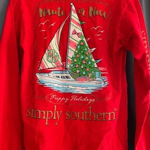 Simply southern red long sleeved